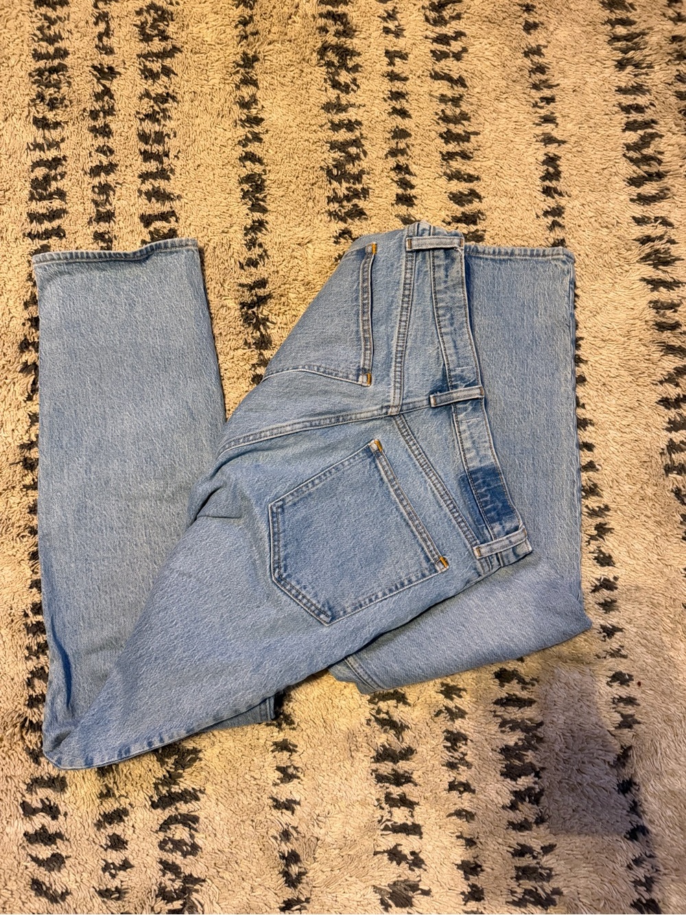 abercrombie & fitch the 90s straight ultra high rise curve love